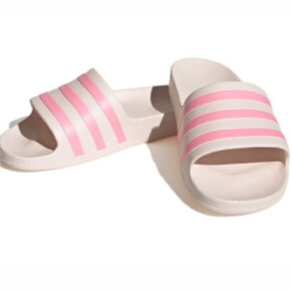 adidas ADILETTE AQUA WONQUA/BEAMPK/WONQUA Sz7 slides - Picture 2 of 13